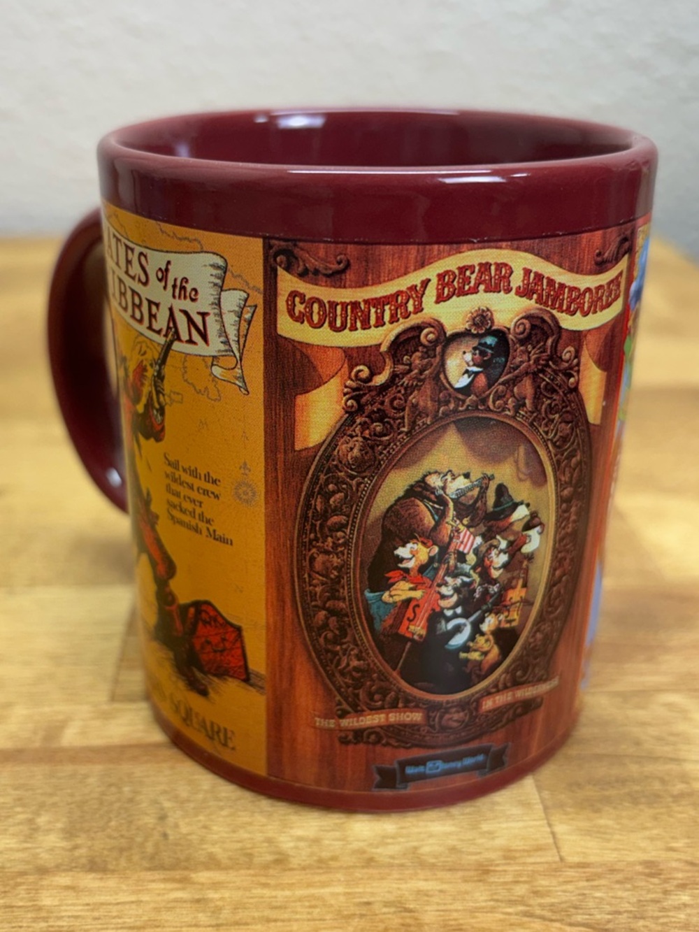 Disney Parks New Orleans Square Frontierland Mug Pirates Country Bear Jamboree - Picture 2 of 7